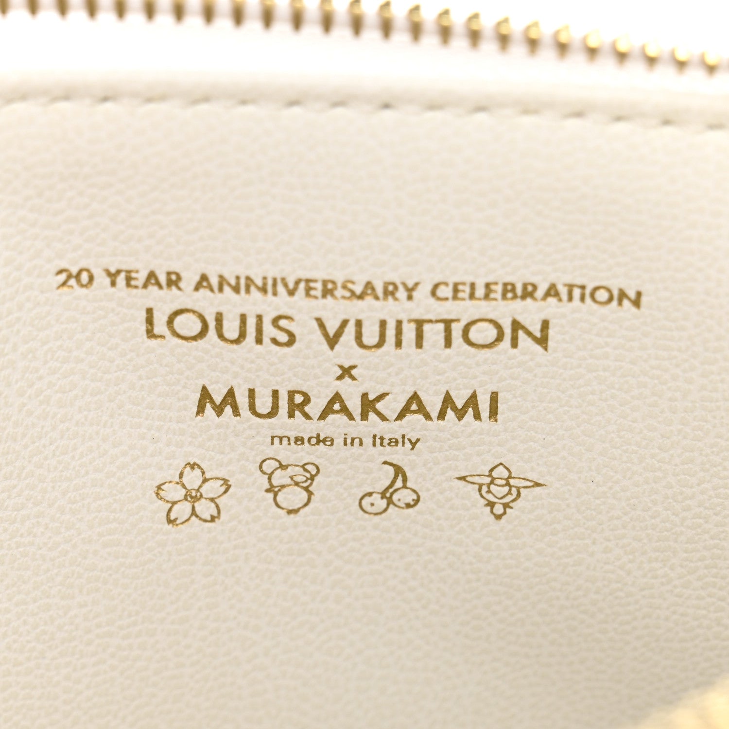 Louis Vuitton LV x TM Lambskin Embossed Monogram Coussin PM White Multicolor