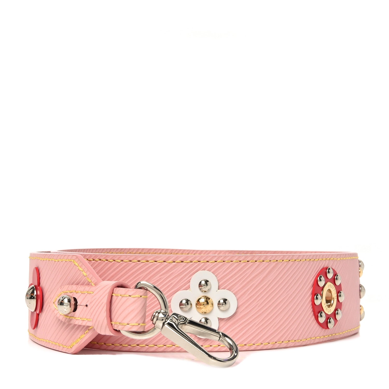 Louis Vuitton Epi Mechanical Flowers Bandouliere Shoulder Strap  Rose Ballerine