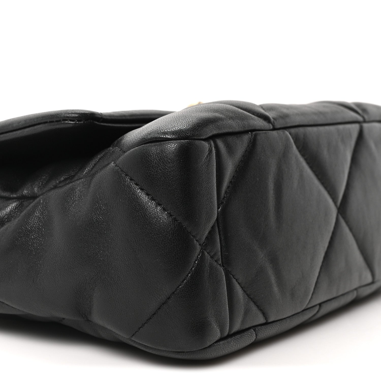 Chanel Lambskin Quilted Medium Chanel 19 Flap Black