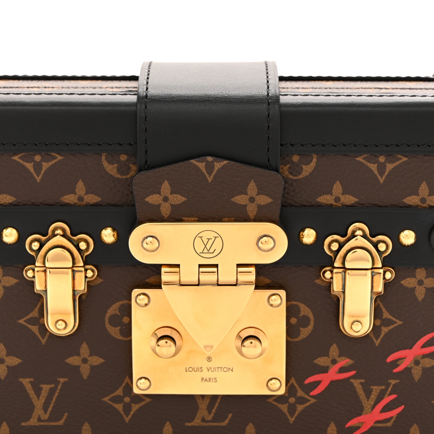 Louis Vuitton Monogram Petite Malle Black