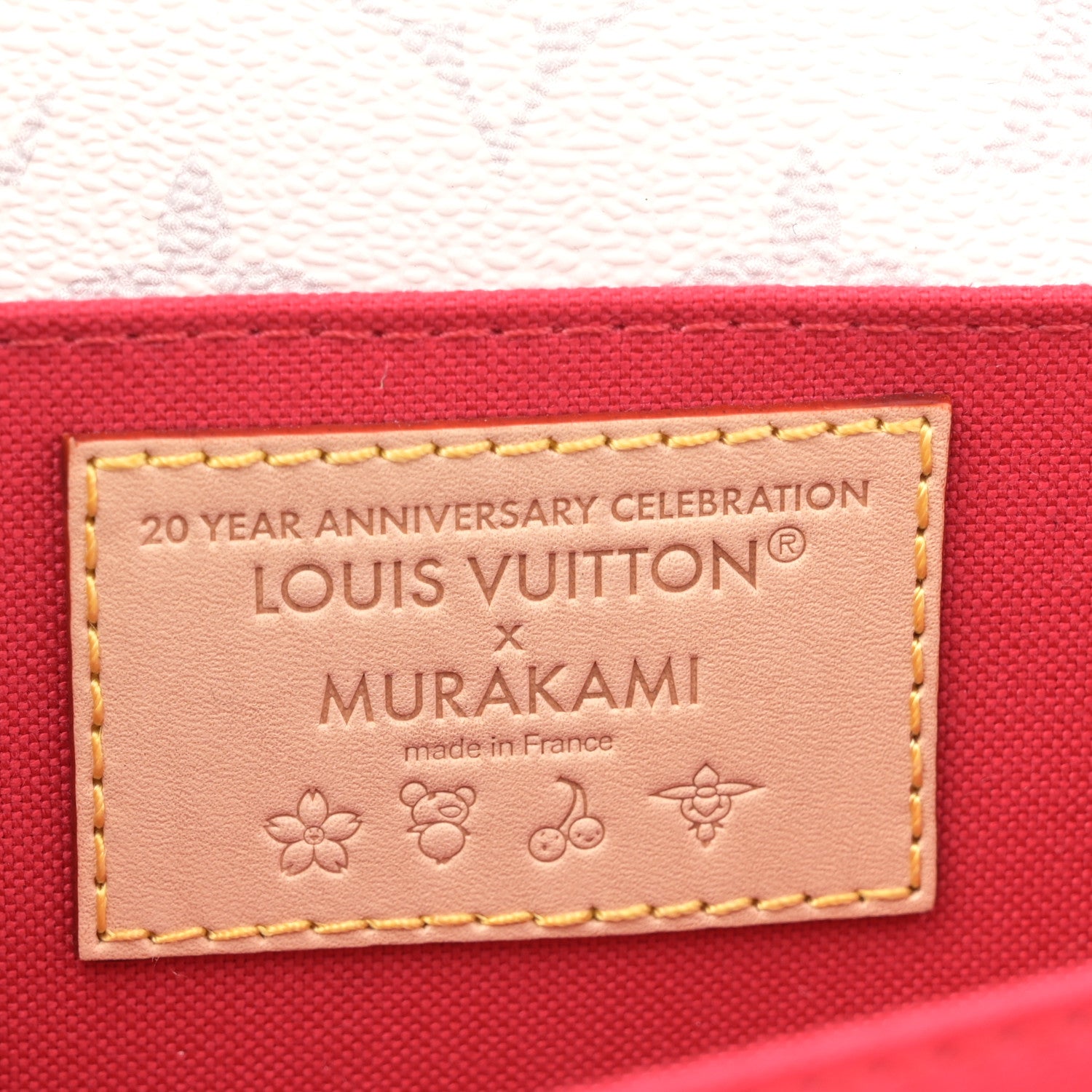 Louis Vuitton LV X TM Monogram Cerises Pochette Metis East West White