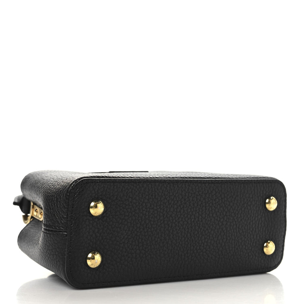 Louis Vuitton Taurillon Mini Capucines Black