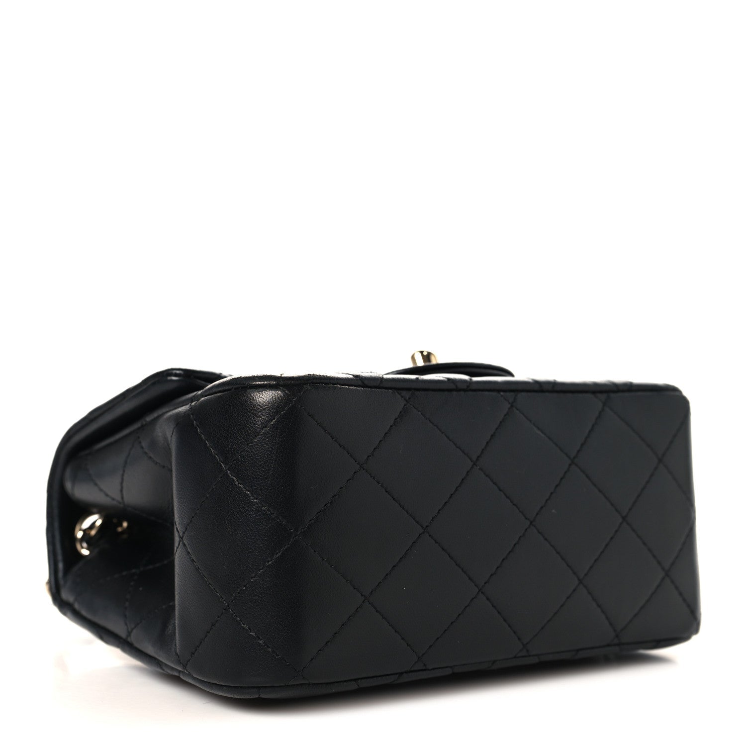 Chanel Lambskin Quilted Mini Square Flap Black
