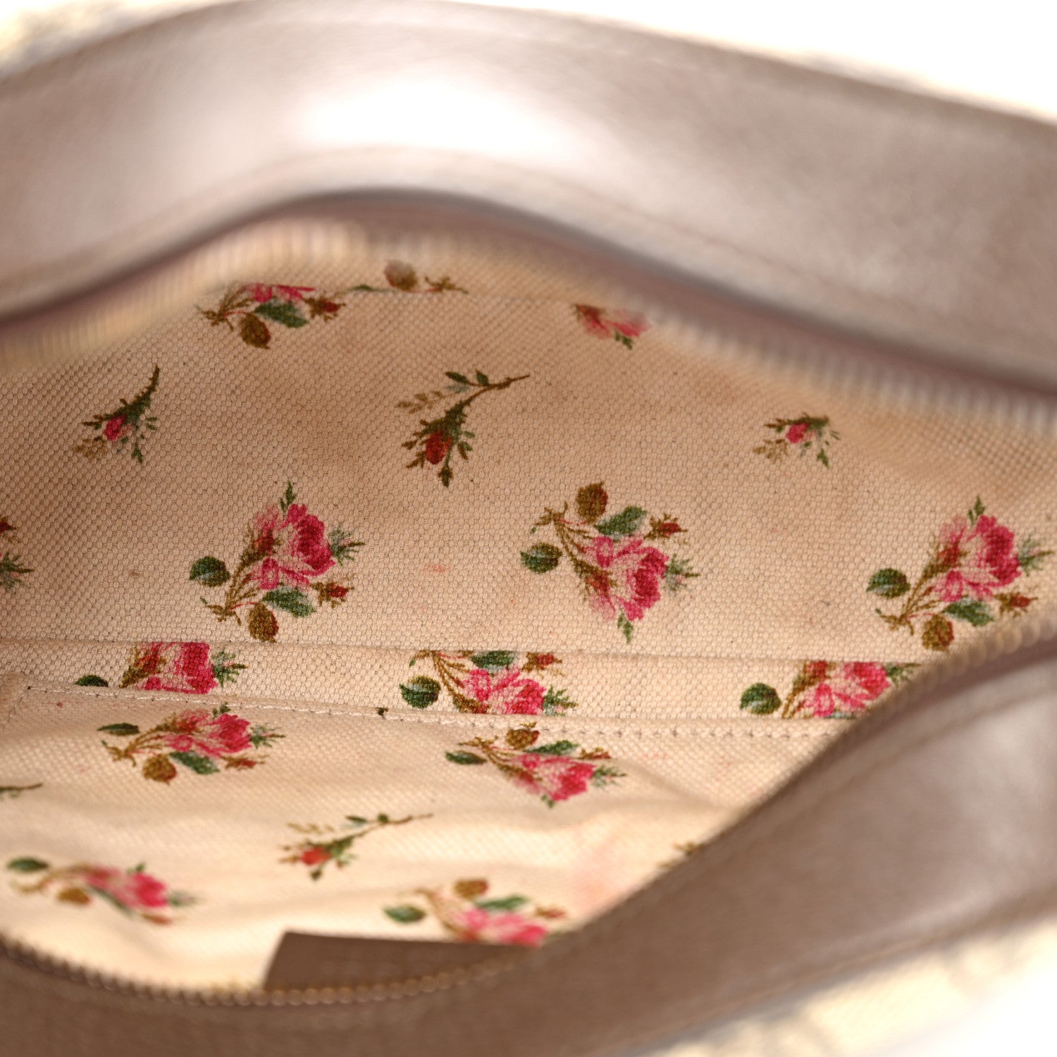 Gucci GG Supreme Monogram Web Neo Vintage Shoulder Bag Beige New Acero Crop
