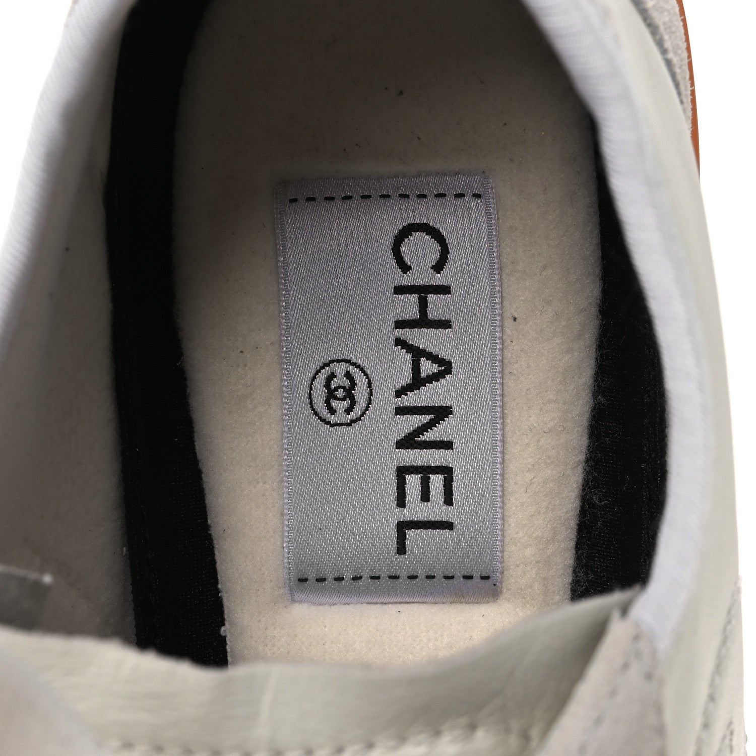Calfskin Suede Womens CC Sneakers 39 White