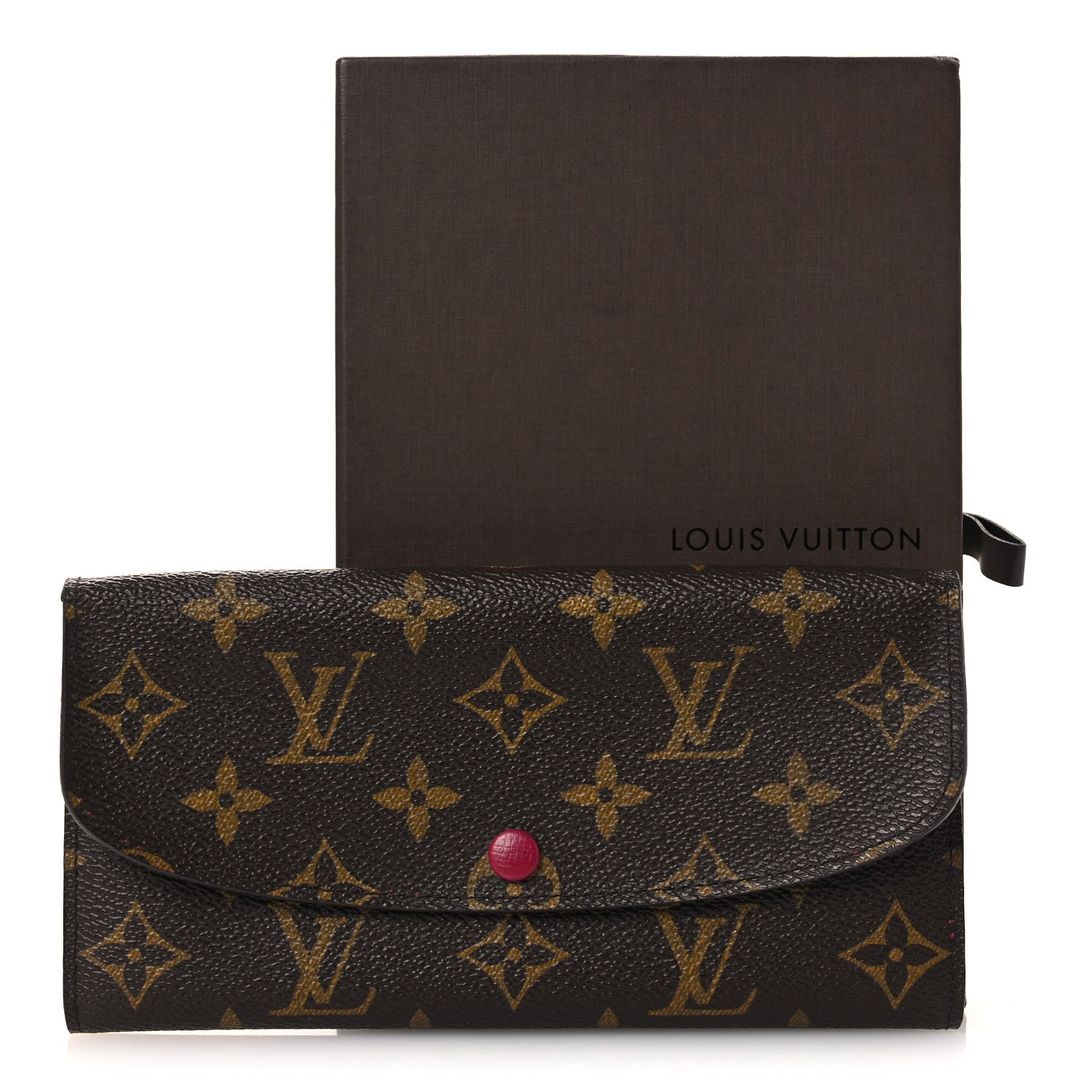 Louis Vuitton Monogram Emilie Wallet Fuchsia