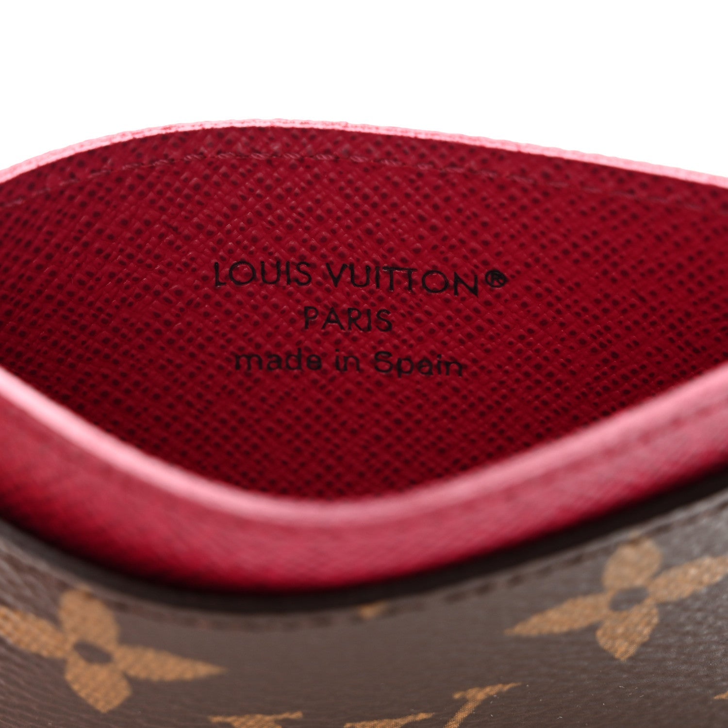 Louis Vuitton Monogram Card Holder Fuchsia