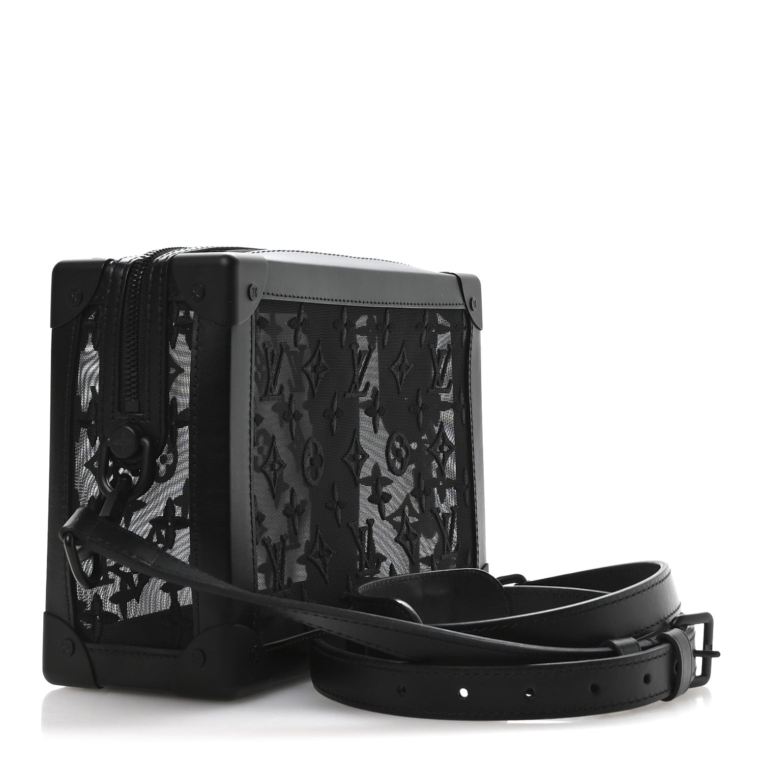 Louis Vuitton Monogram See Through Soft Trunk Black