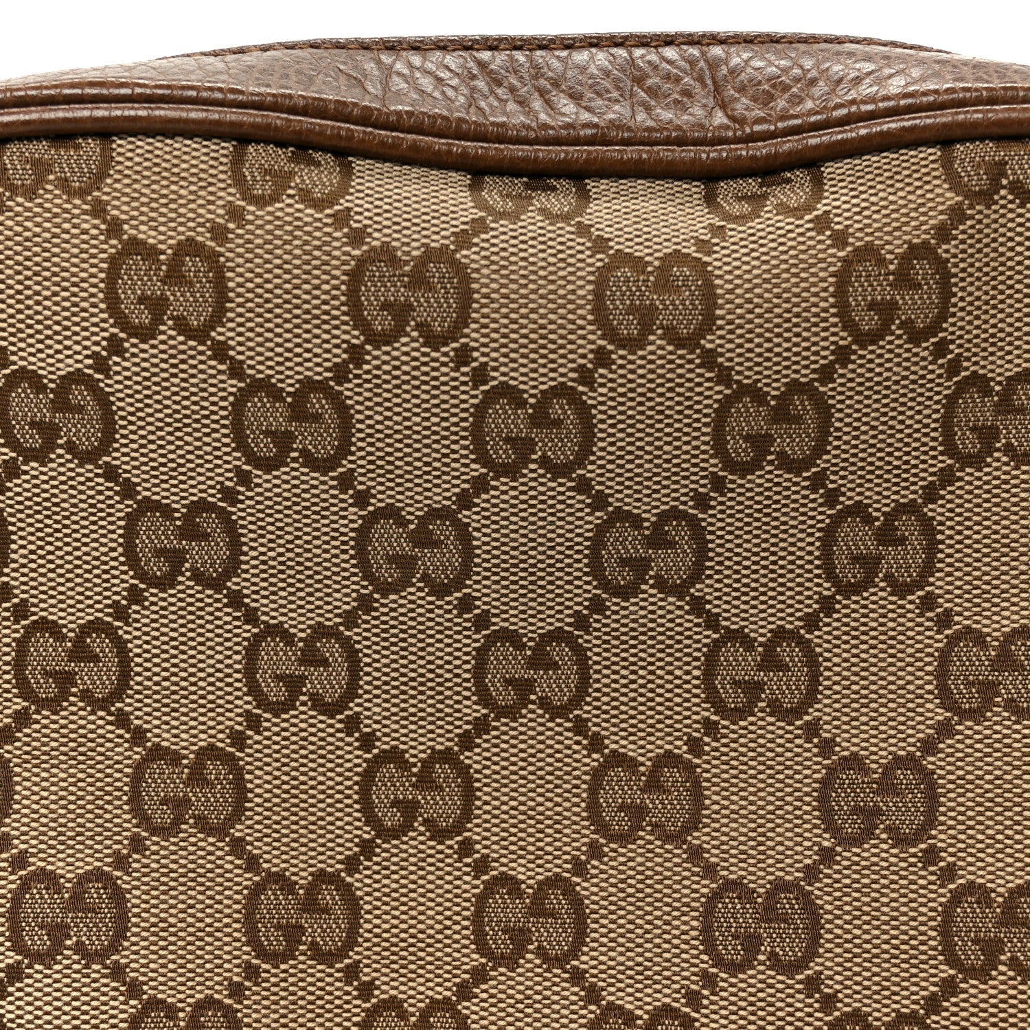 Gucci Monogram Mini Bree Messenger Bag Beige Tabacco