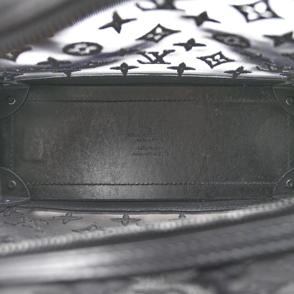 Louis Vuitton Monogram See Through Soft Trunk Black