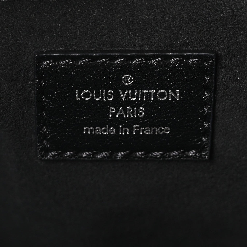 Louis Vuitton Lambskin CarryAll Cargo Vibe PM Black