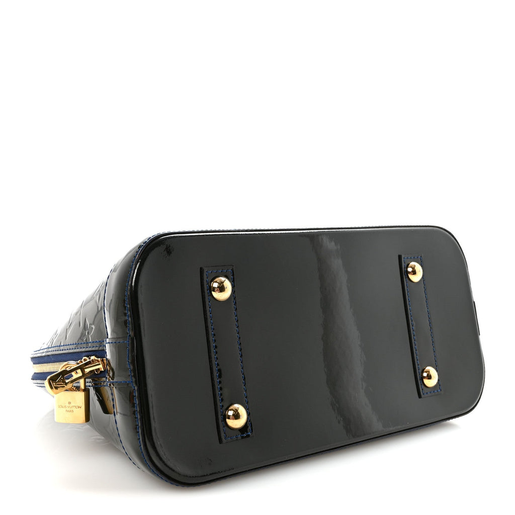 Louis Vuitton Vernis Alma PM Blue Infini
