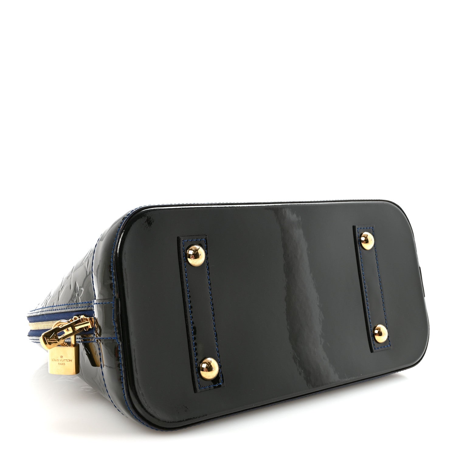 Louis Vuitton Vernis Alma PM Blue Infini