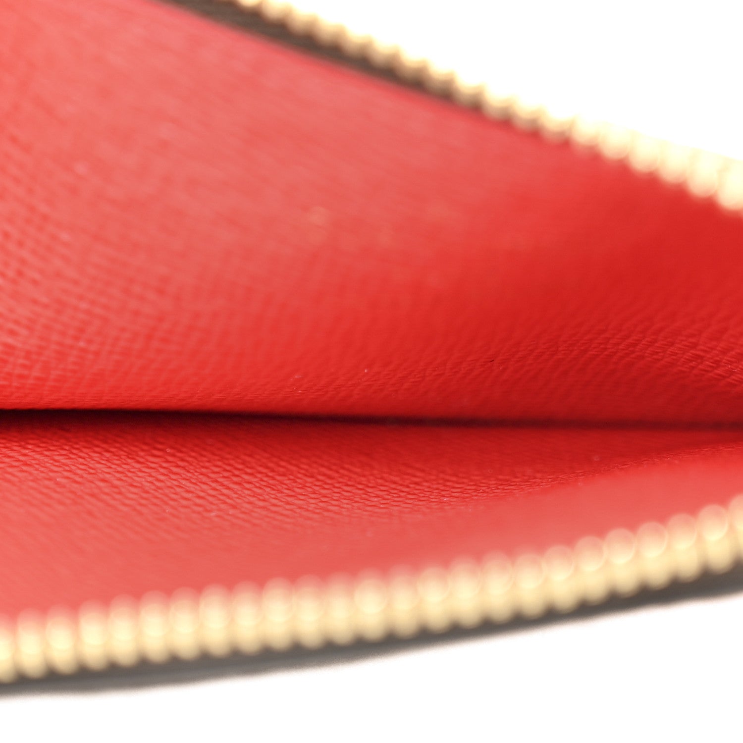 Louis Vuitton Monogram Zipped Romy Card Holder Red