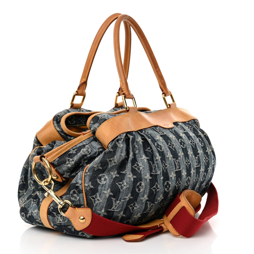 Louis Vuitton Denim Raye Cabas GM