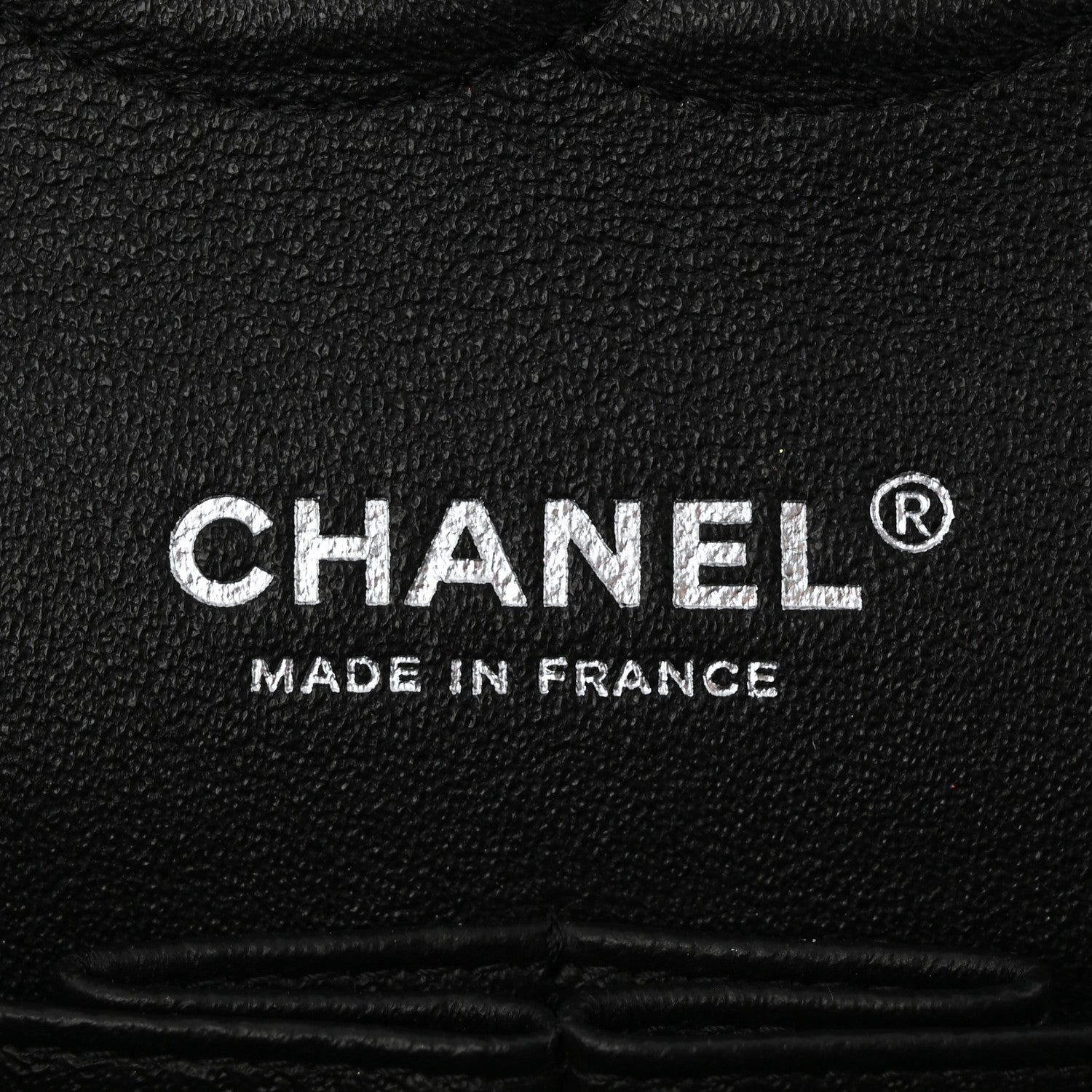 Chanel Lambskin Chevron Quilted Medium Double Flap Black