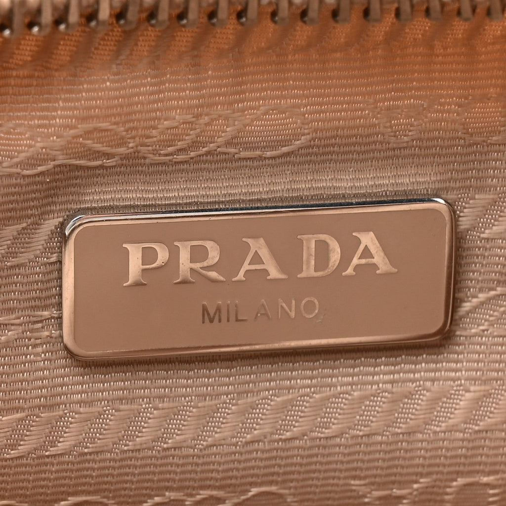Prada Tessuto Nylon Saffiano Re-Edition 2006 Shoulder Bag Cammeo
