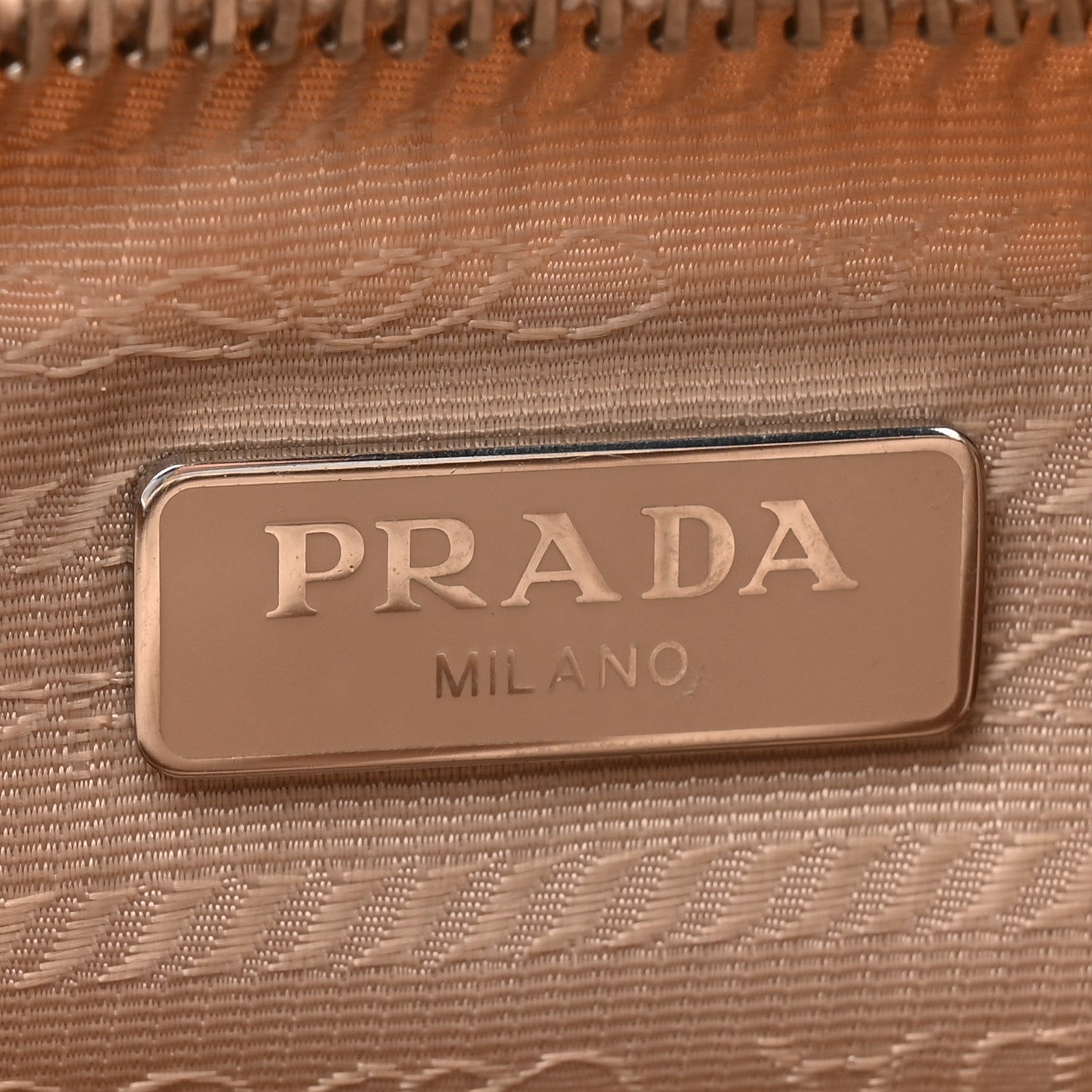 Prada Tessuto Nylon Saffiano Re-Edition 2006 Shoulder Bag Cammeo
