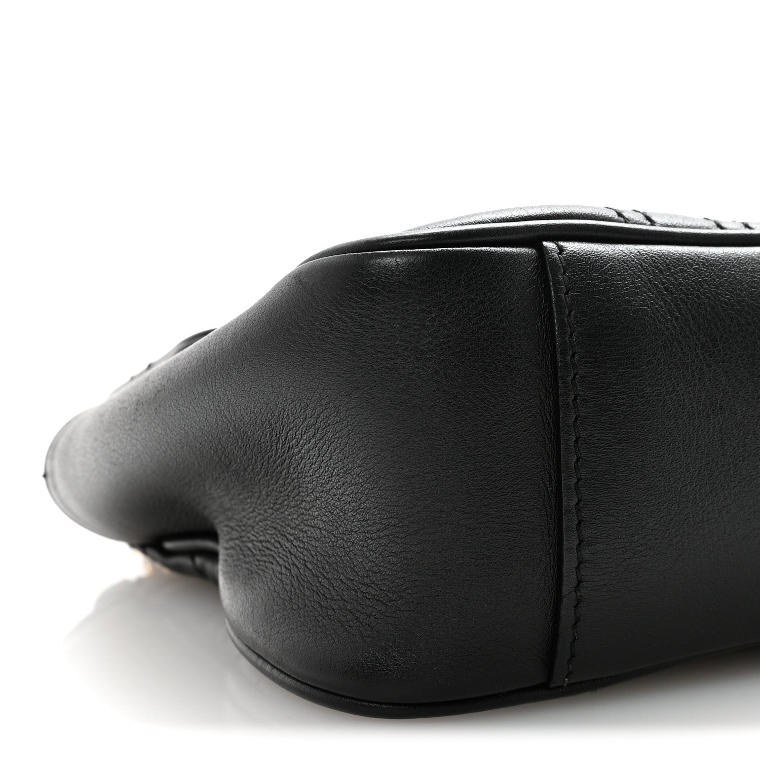 Gucci Calfskin Matelasse Small GG Marmont Shoulder Bag Black