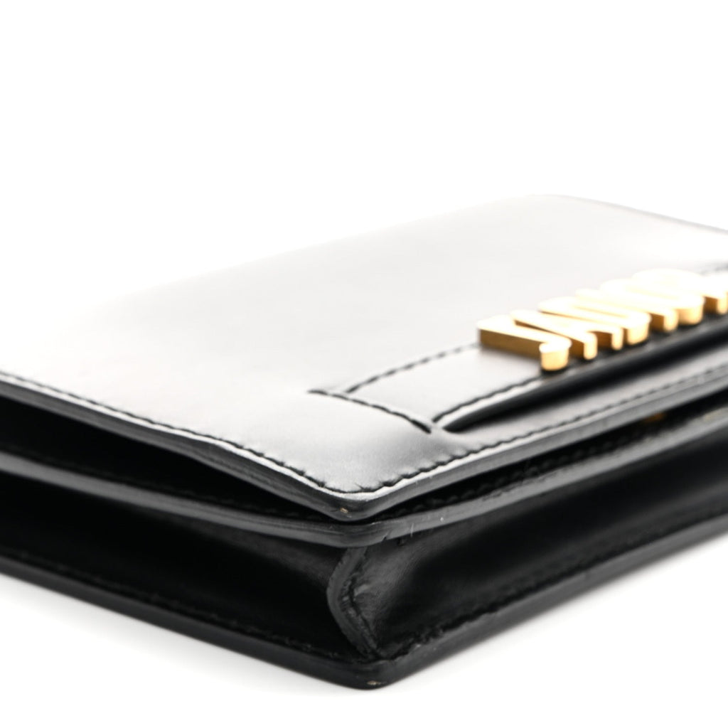 Christian Dior Calfskin J'Adior Wallet on Chain Pouch Black