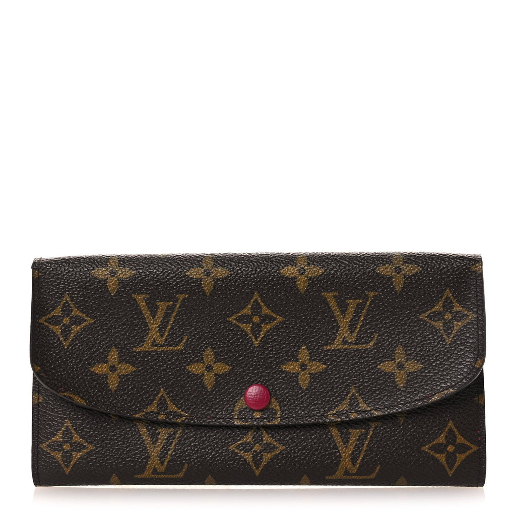 Louis Vuitton Monogram Emilie Wallet Fuchsia