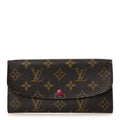 Louis Vuitton Monogram Emilie Wallet Fuchsia