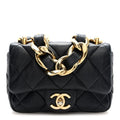 Chanel Lambskin Quilted Mini CC Funky Town Flap Black