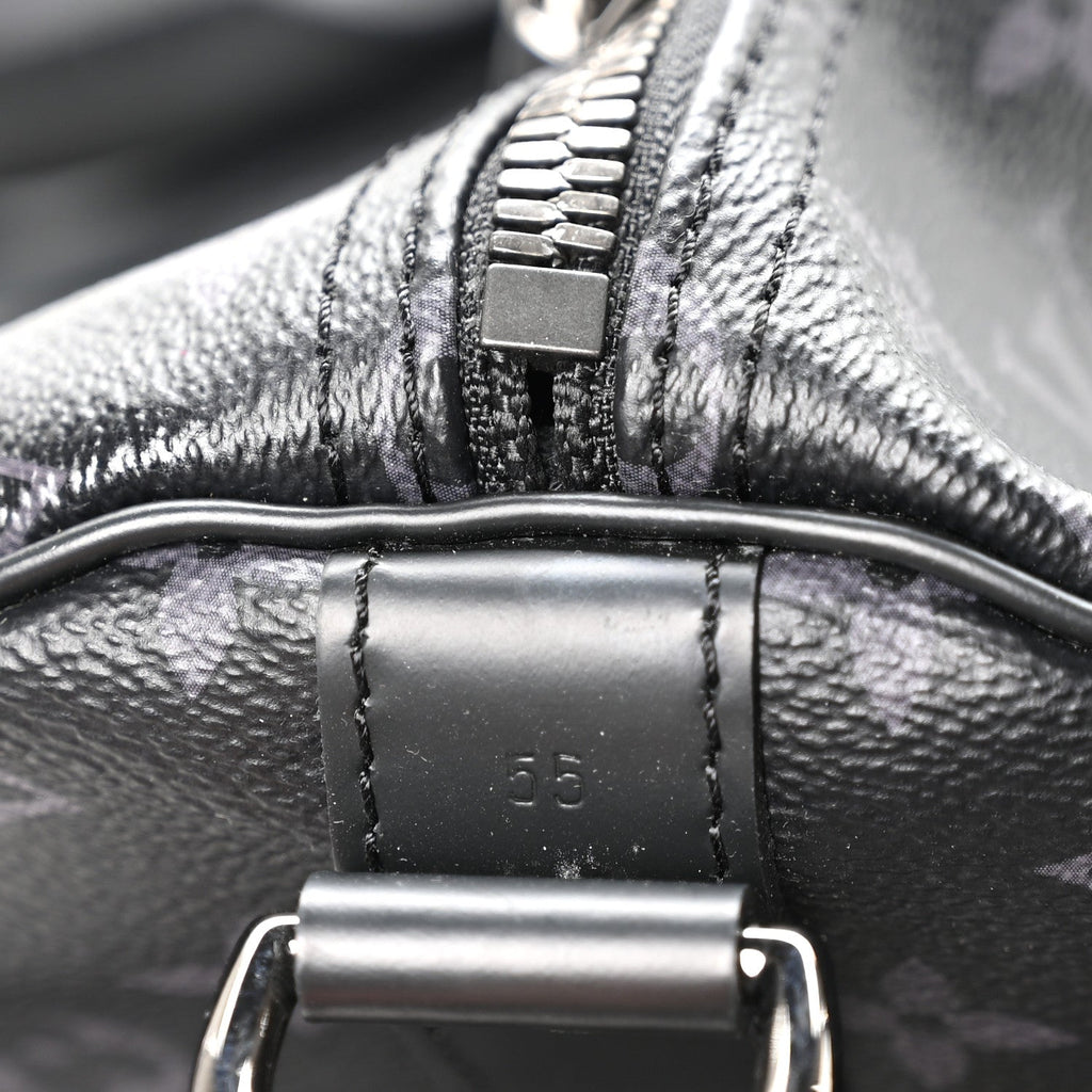 Louis Vuitton Monogram Eclipse Keepall Bandouliere 55
