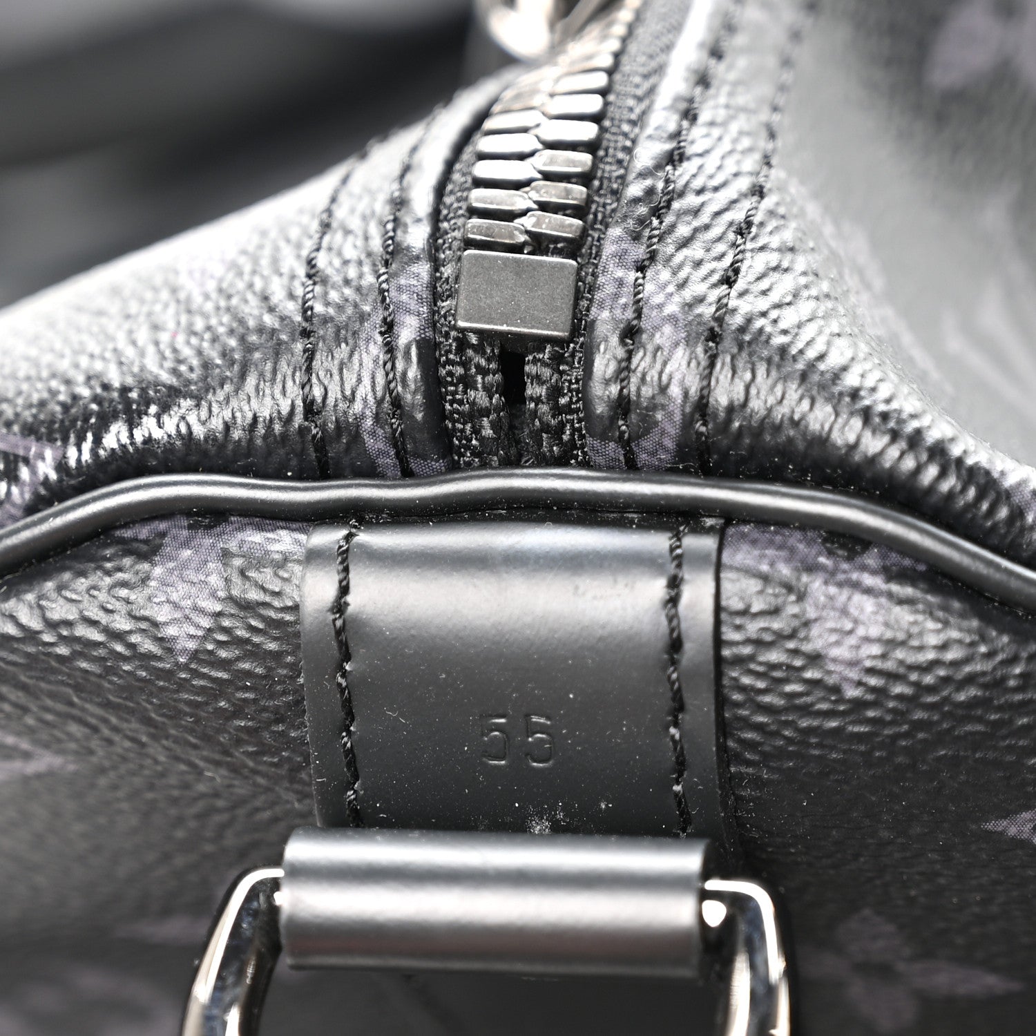 Louis Vuitton Monogram Eclipse Keepall Bandouliere 55