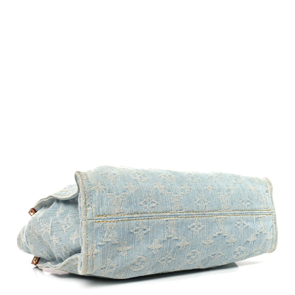 Louis Vuitton Monogram Washed Denim Let Go PM Sky Blue
