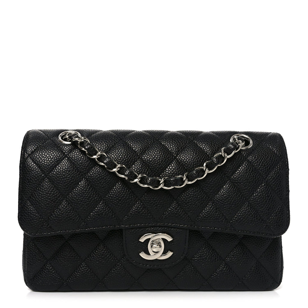 Chanel Caviar Quilted Medium Double Flap Black