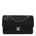 Chanel Caviar Quilted Medium Double Flap Black