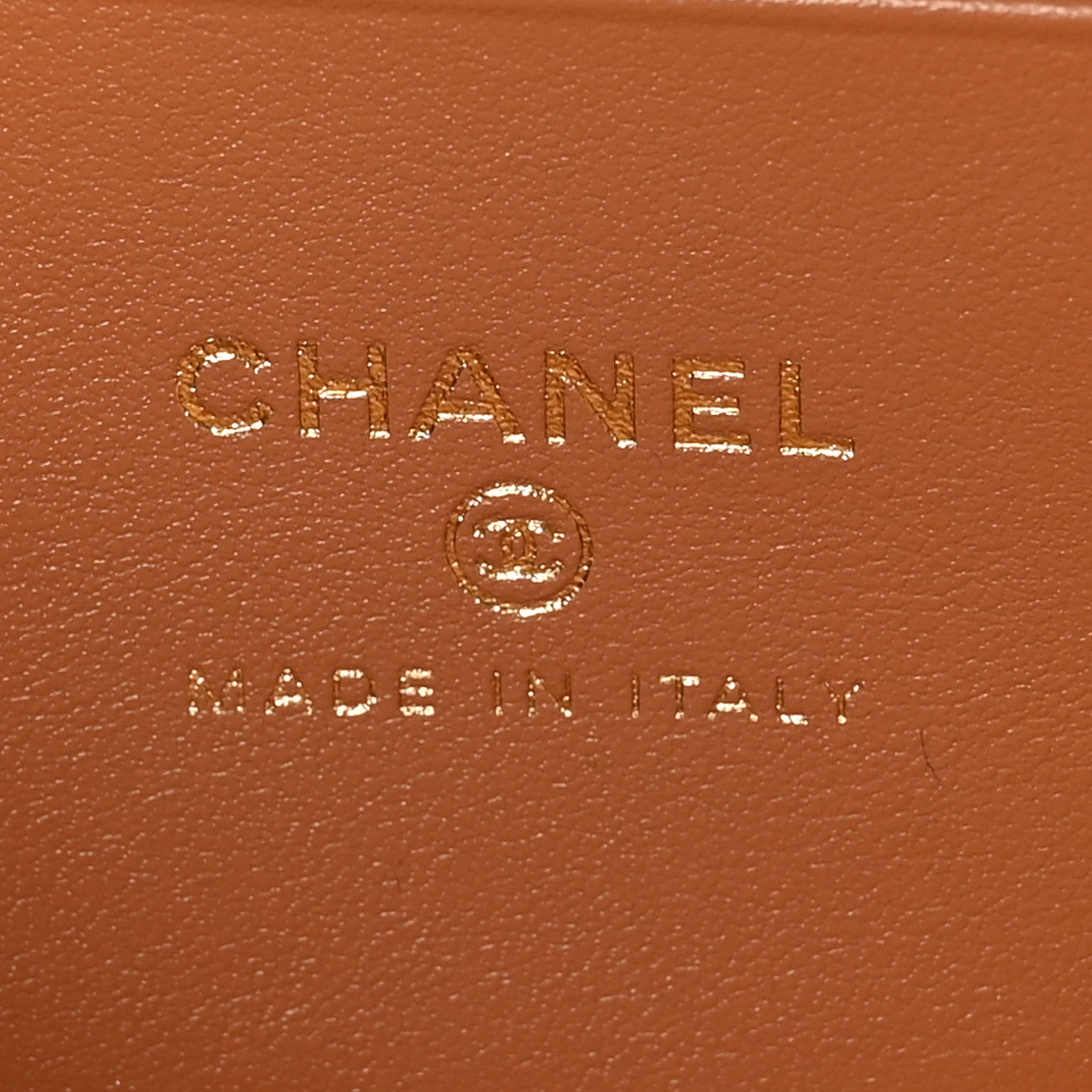 Chanel Caviar Quilted Top Handle Slim Vanity With Chain Brown