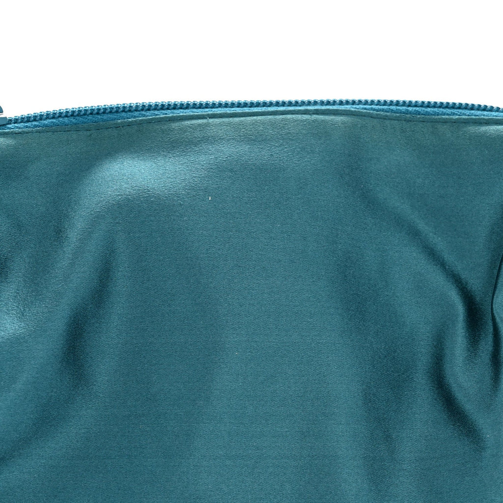 Prada Satin Soft Evening Bag Turchese