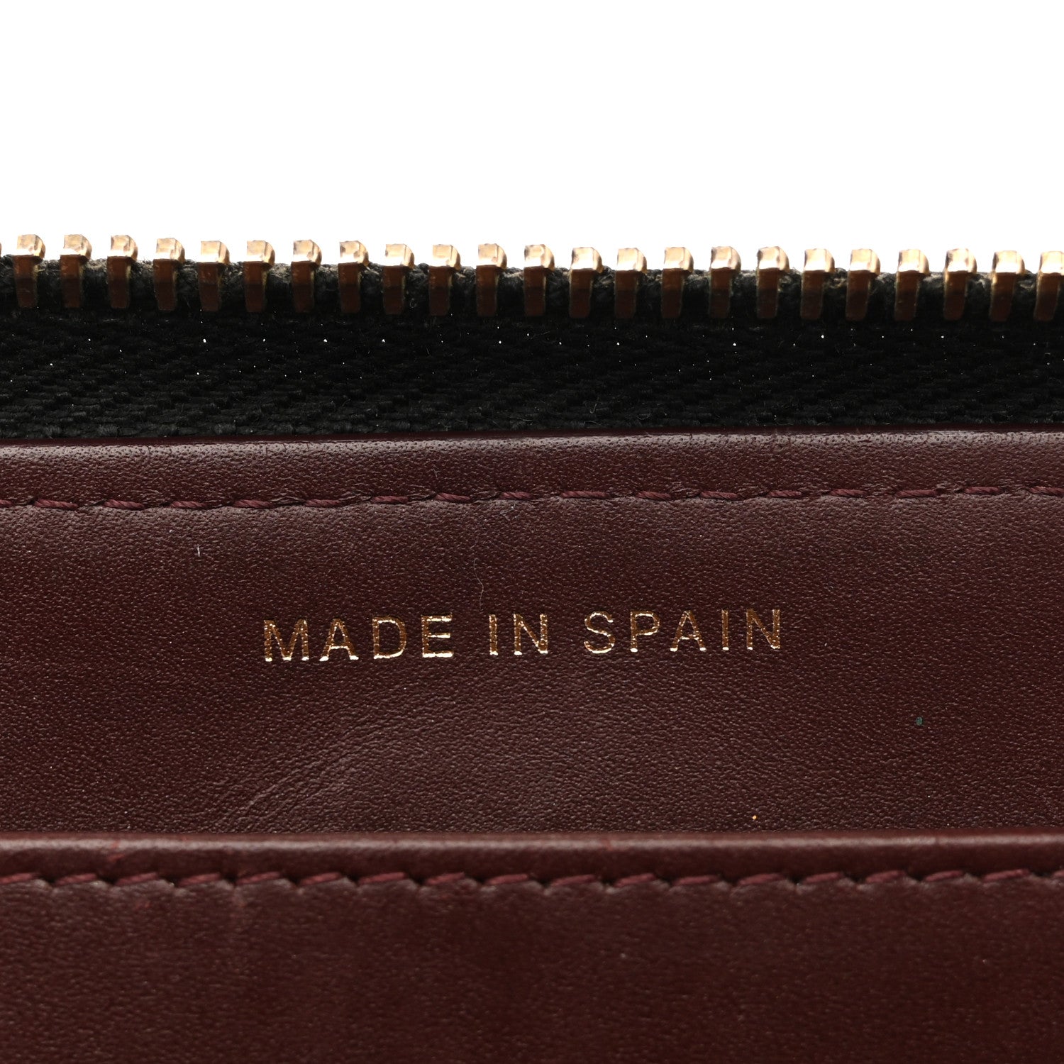 Caviar Quilted Large Gusset Zip Around Wallet Black