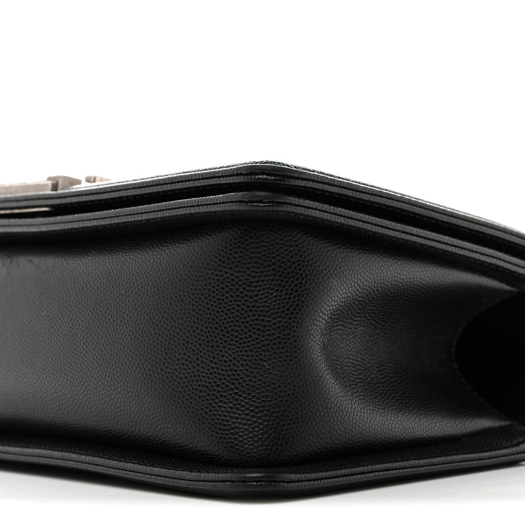 Chanel Caviar Quilted Medium Boy Flap Black