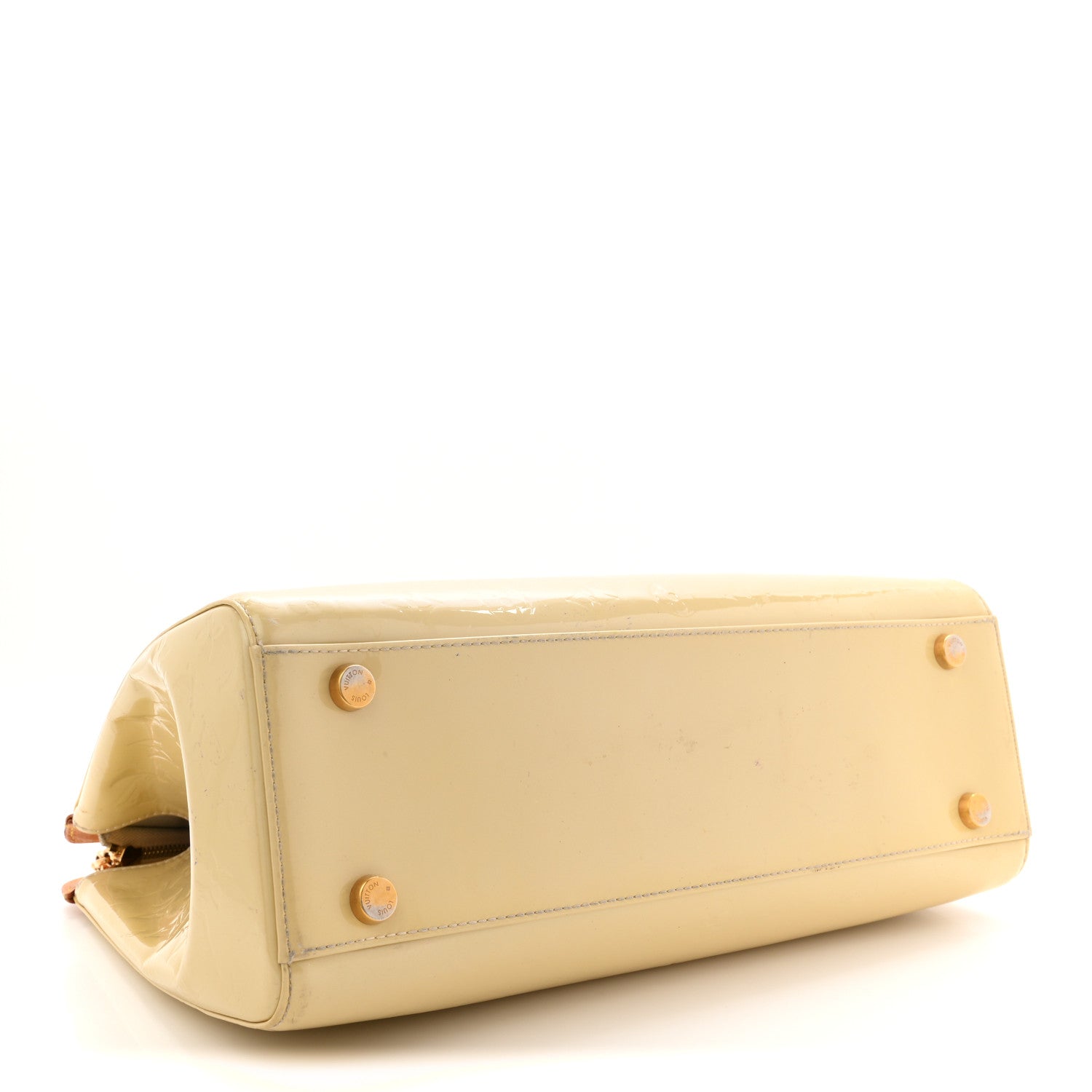 Louis Vuitton Vernis Brea MM Blanc Corail