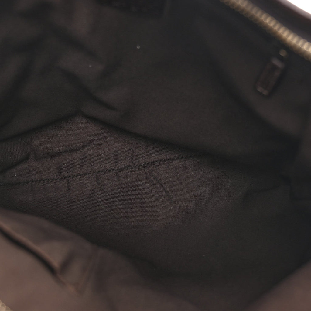 Gucci Monogram Abbey Messenger Bag Dark Brown