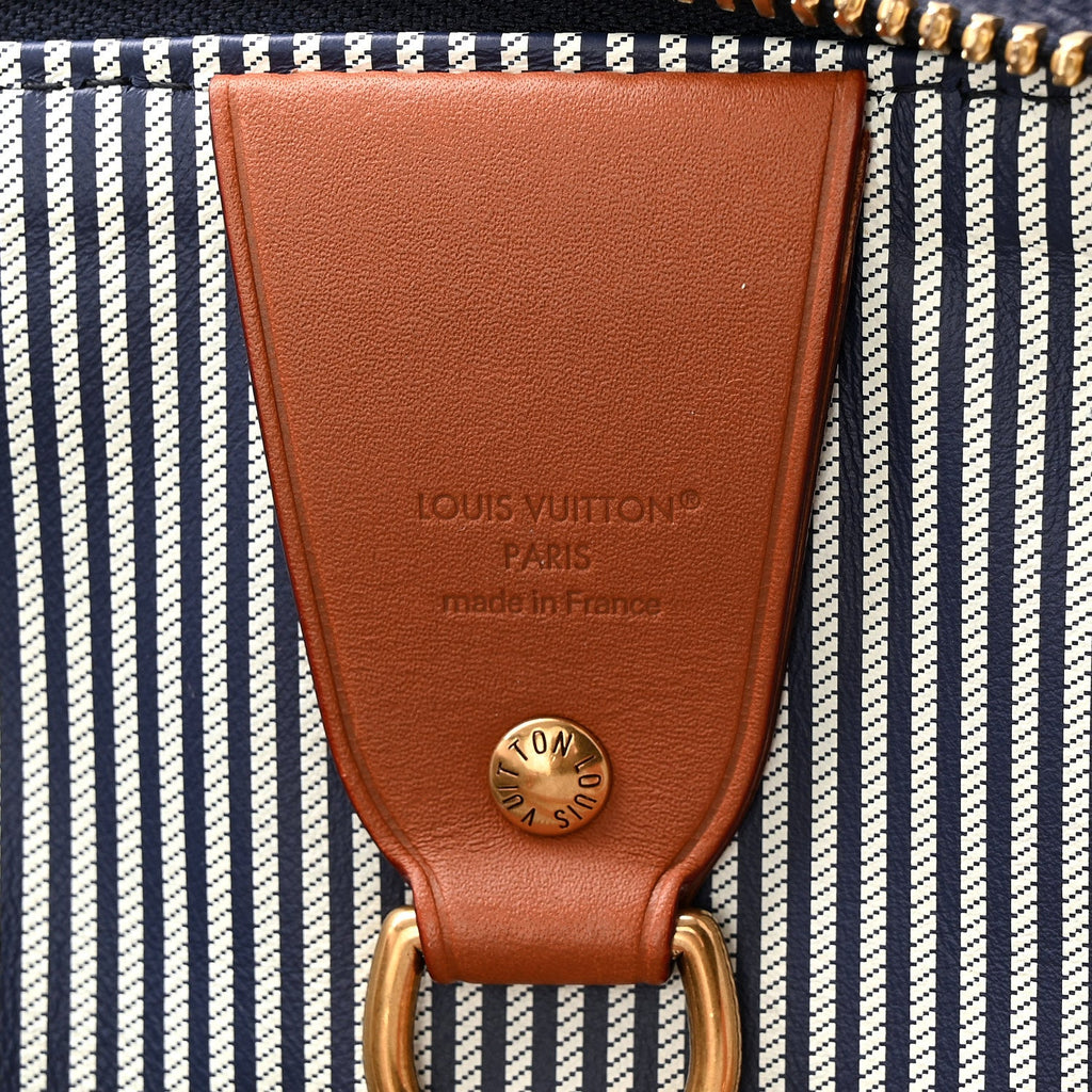 Louis Vuitton Calfskin Monogram Speedy P9 Bandouliere 50 Indigo