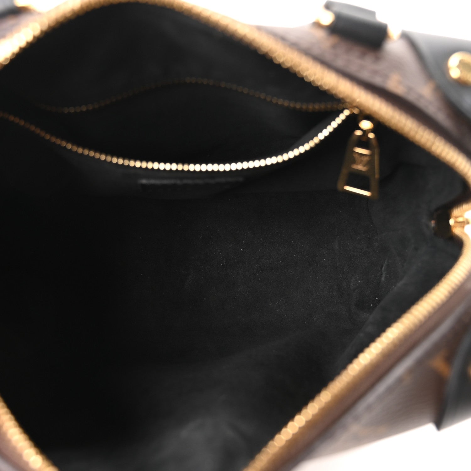 Louis Vuitton Monogram Petite Malle Souple Black