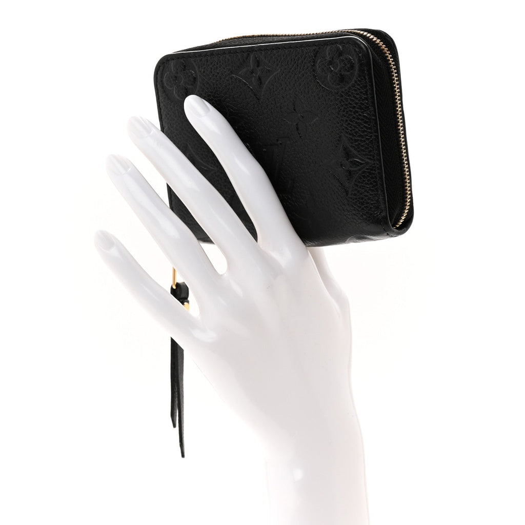 Louis Vuitton Empreinte Zippy Coin Purse Black