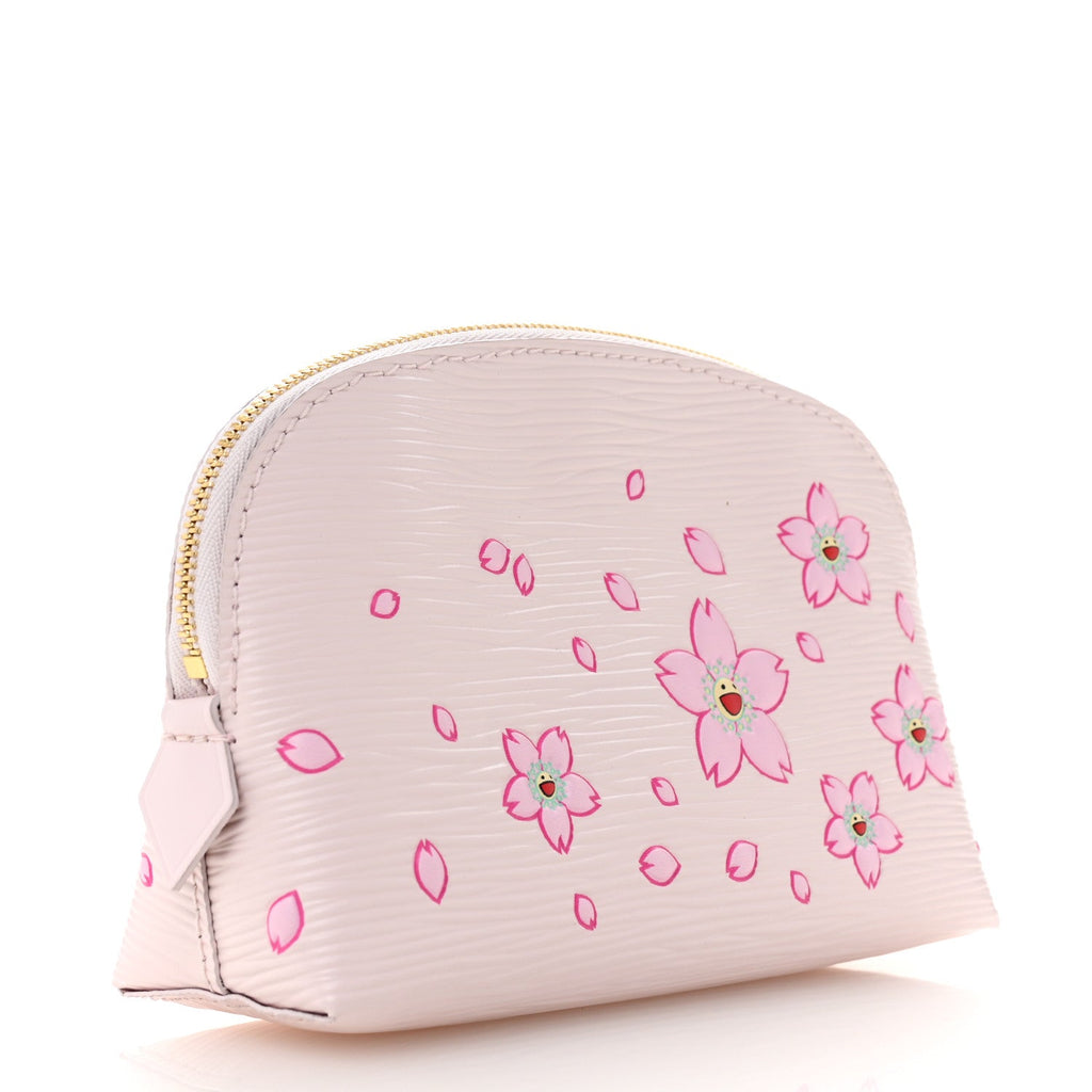 Louis Vuitton LV X TM Epi Cherry Blossom Cosmetic Pouch Pink