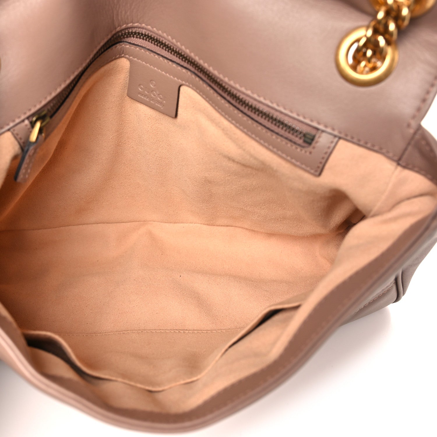 Gucci Calfskin Matelasse Medium GG Marmont Shoulder Bag Porcelain Rose