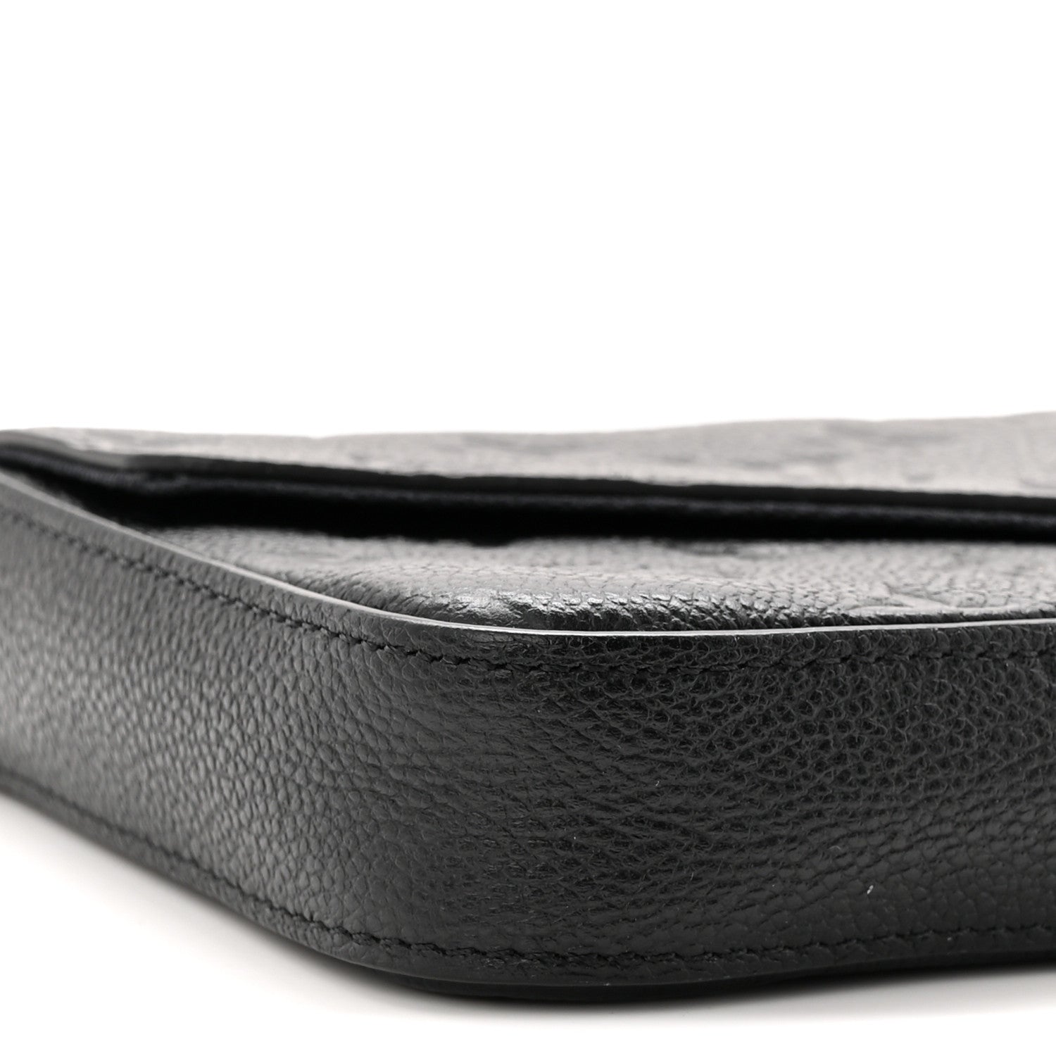 Louis Vuitton Empreinte Pochette Felicie Chain Wallet Black