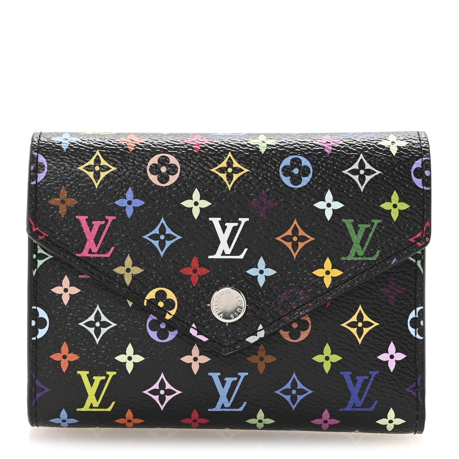 Louis Vuitton LV x TM Monogram Multicolor Victorine Wallet Black