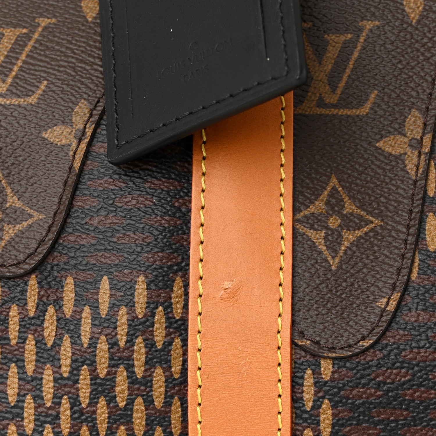 Louis Vuitton x Nigo Giant Damier Ebene Monogram Keepall Bandouliere 50
