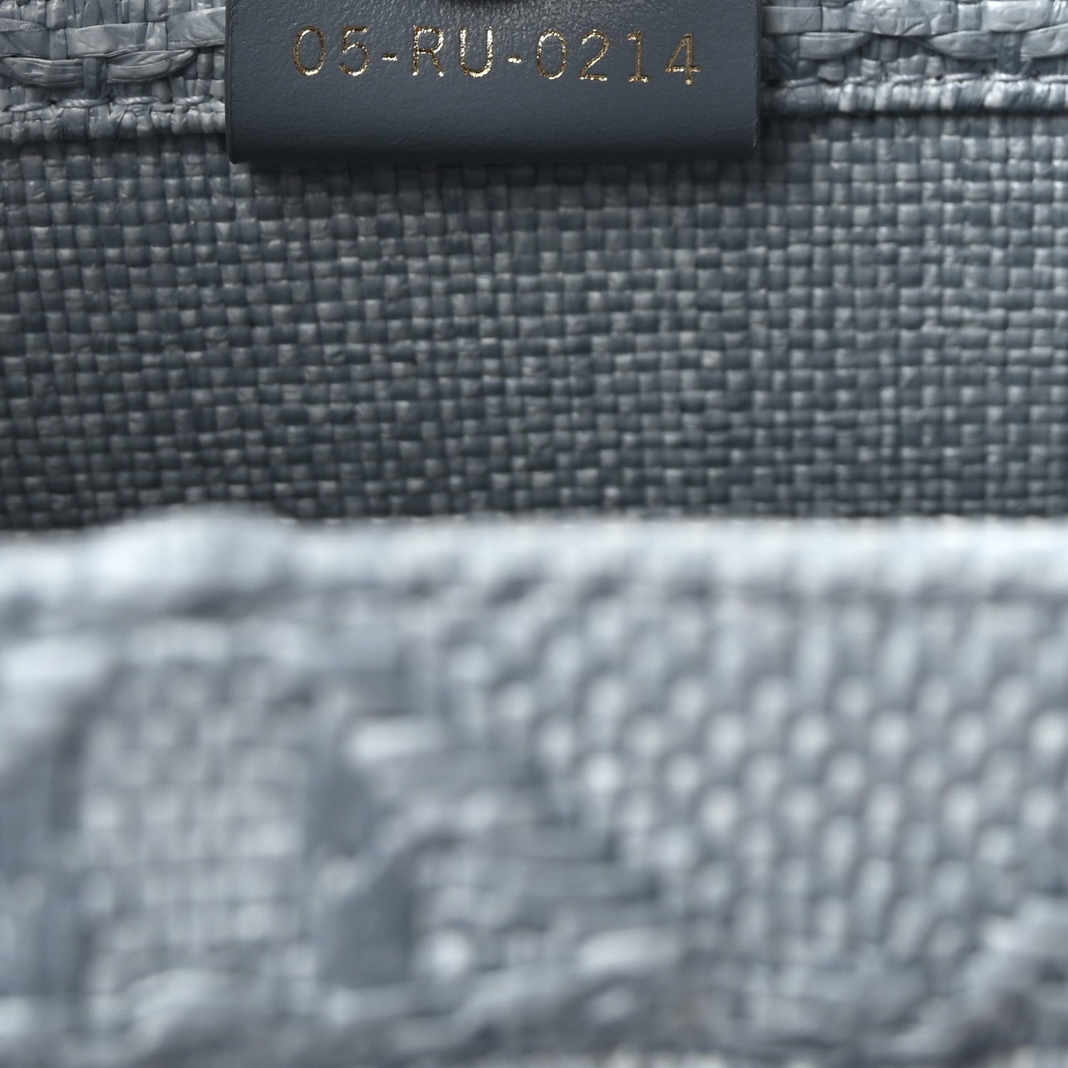 Christian Dior Raffia Cannage Medium Book Tote Blue