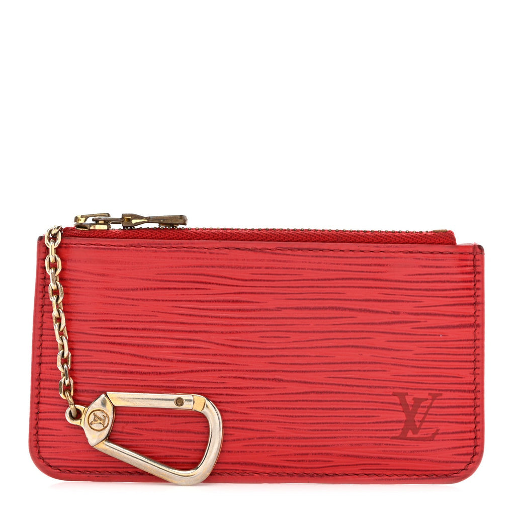 Louis Vuitton Epi Key Pouch Castillan Red