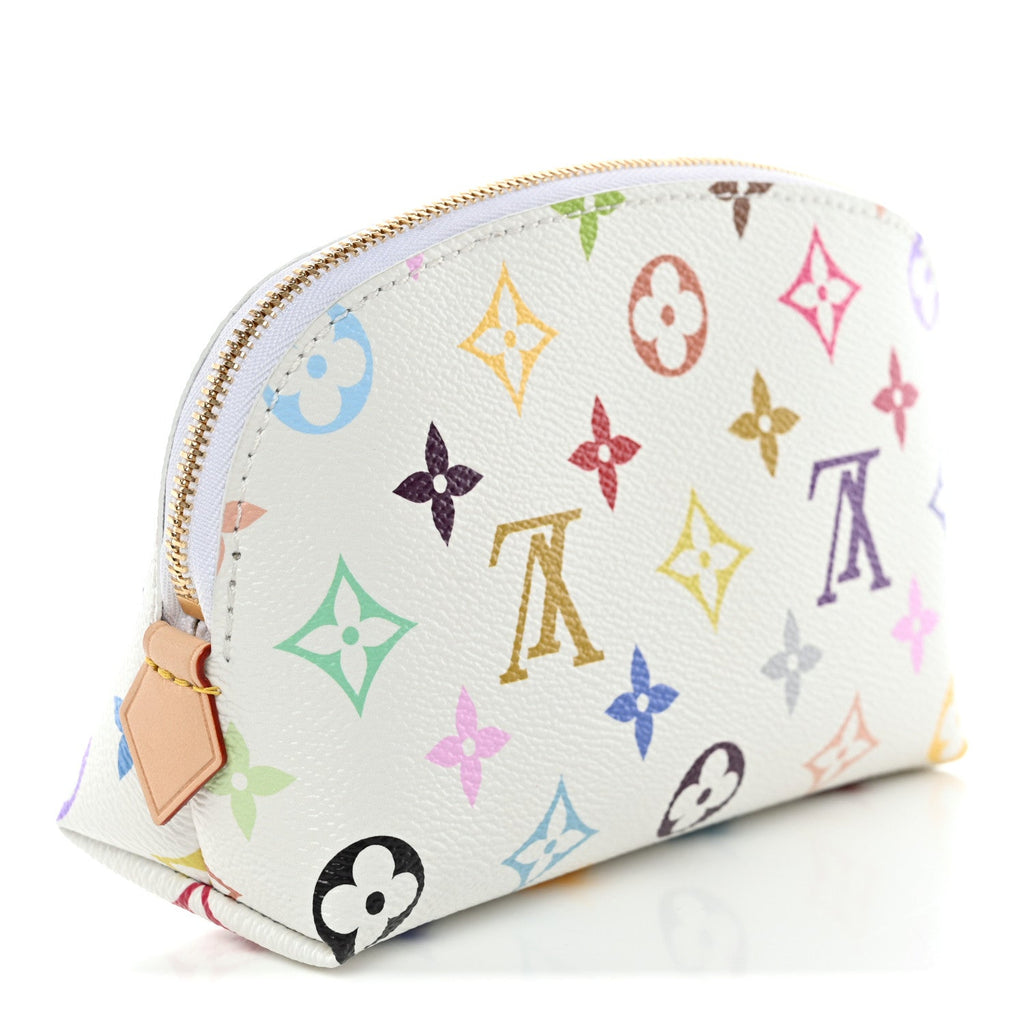 Louis Vuitton LV X TM Monogram Multicolor Cosmetic Pouch PM White