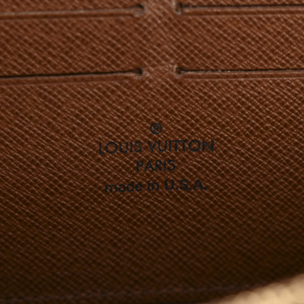 Louis Vuitton Monogram Zippy Wallet